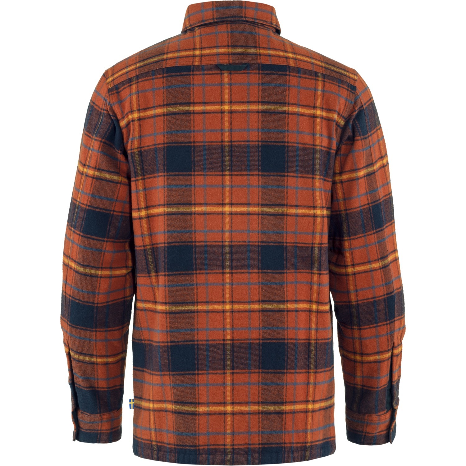 Fjallraven 瑞典北極狐 Ovik Lite Padded Shirt M 男款 休閒長袖襯衫 F87069-215-555 秋葉橘/暗深藍 [HappyOutdoor]