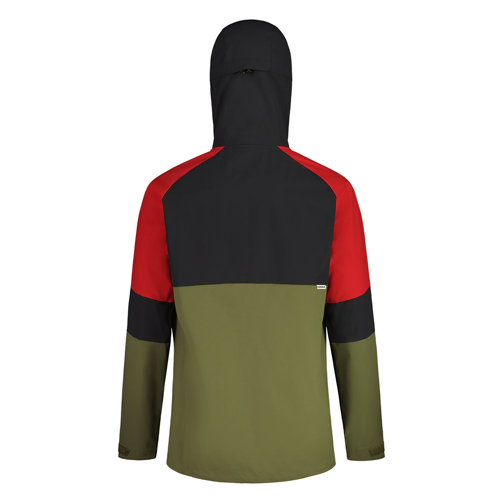 【MALOJA】男 專業款3L防風透氣軟殼外套 / 22MA34245-[黑綠拼]