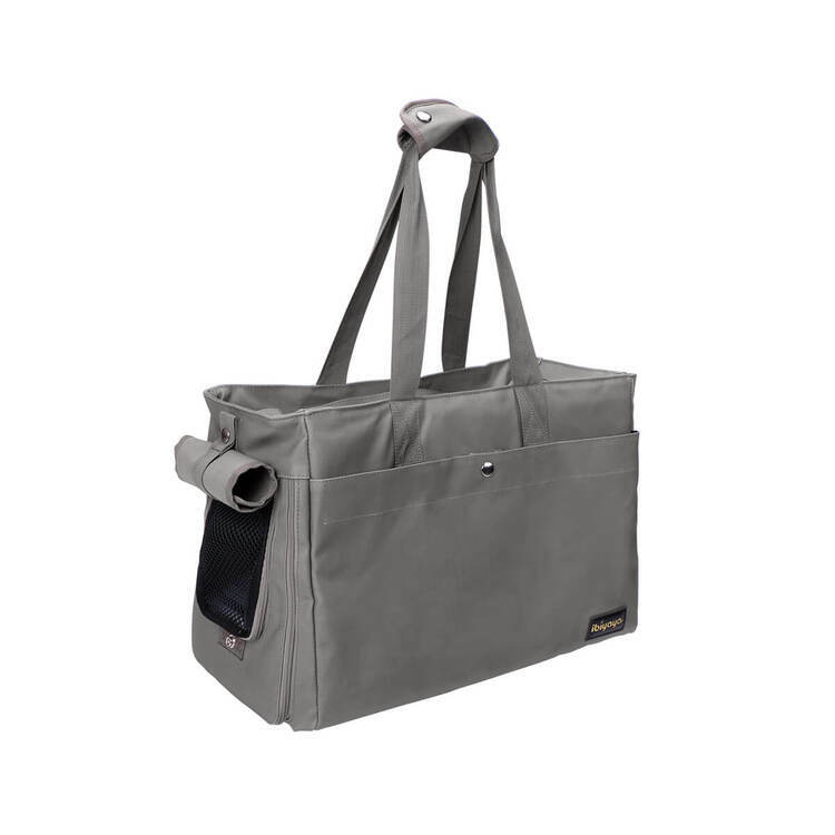 Ibiyaya Pet Canvas Pet Tote - Smoke Gray