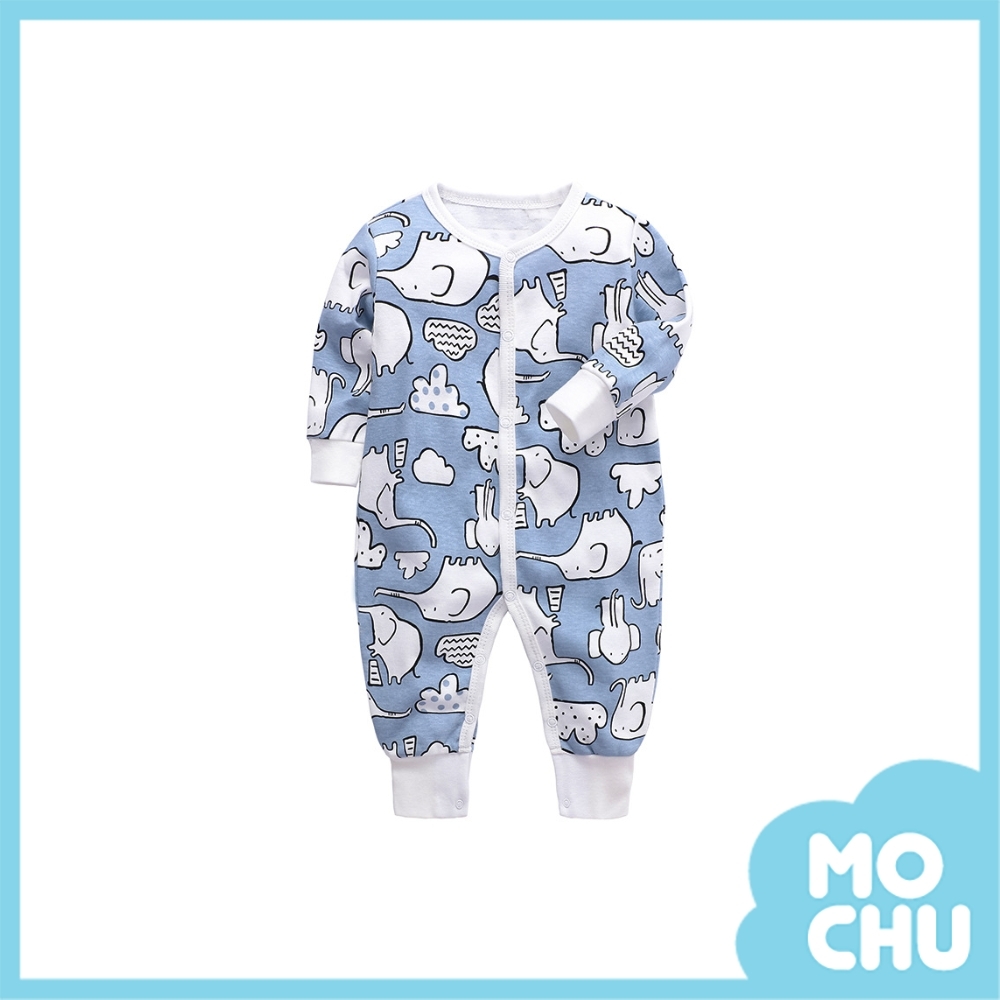 長鼻子大象長袖連身衣(兩色)