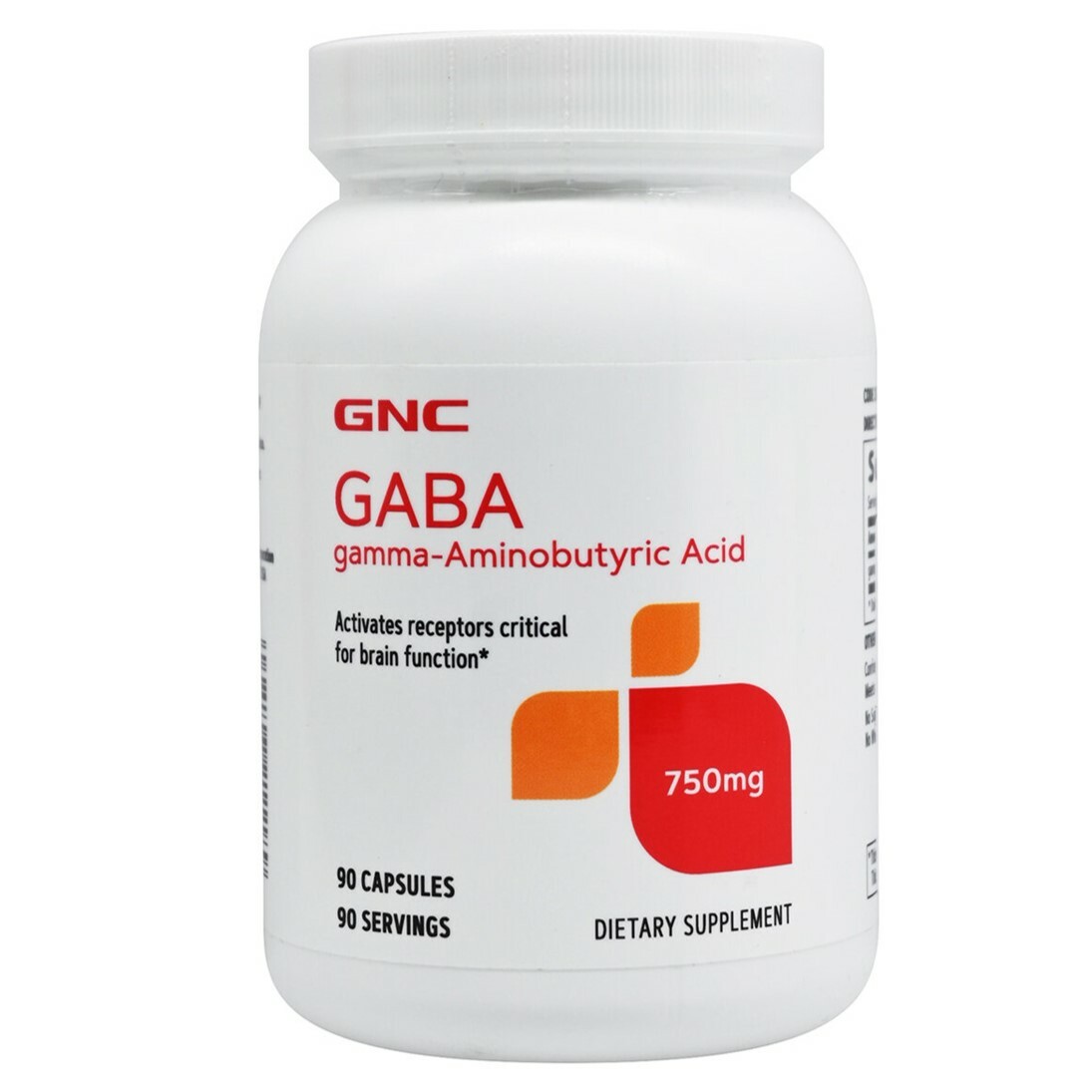 美國GNC GABA 氨基丁酸 750MG 90粒 [放鬆神經 促進睡眠]