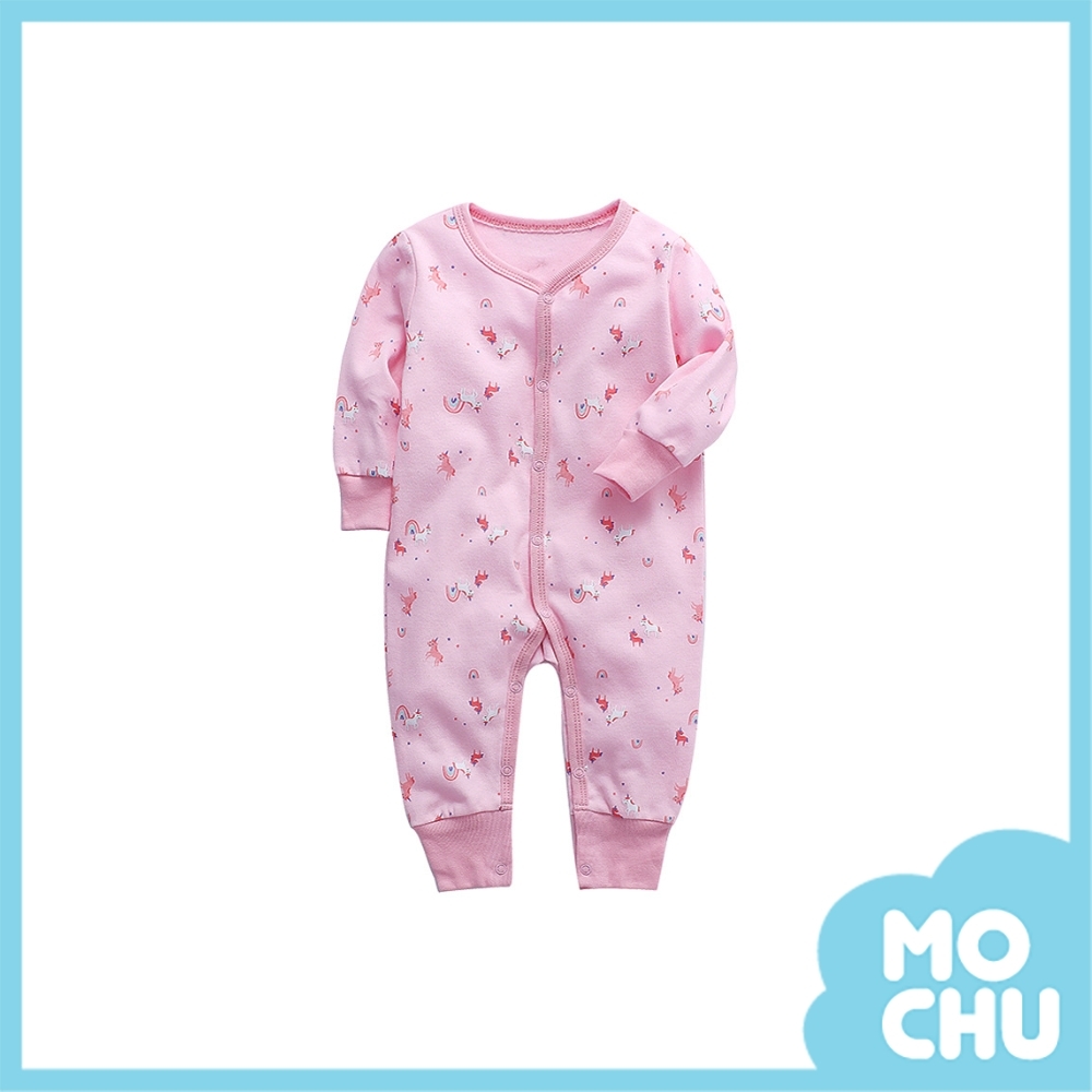 彩虹獨角獸長袖連身衣