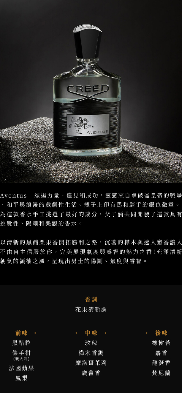 CREED Aventus 阿文圖斯男性淡香精針管