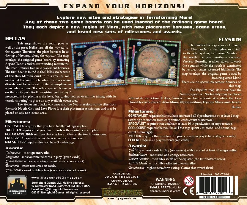 Terraforming Mars: Hellas & Elysium