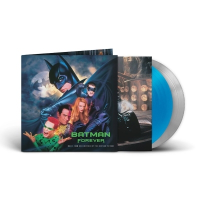 Batman Forever 蝙蝠俠3  新蝙蝠俠─不敗之謎 OST Blue/Silver vinyl (2LP 藍銀膠)VINYL