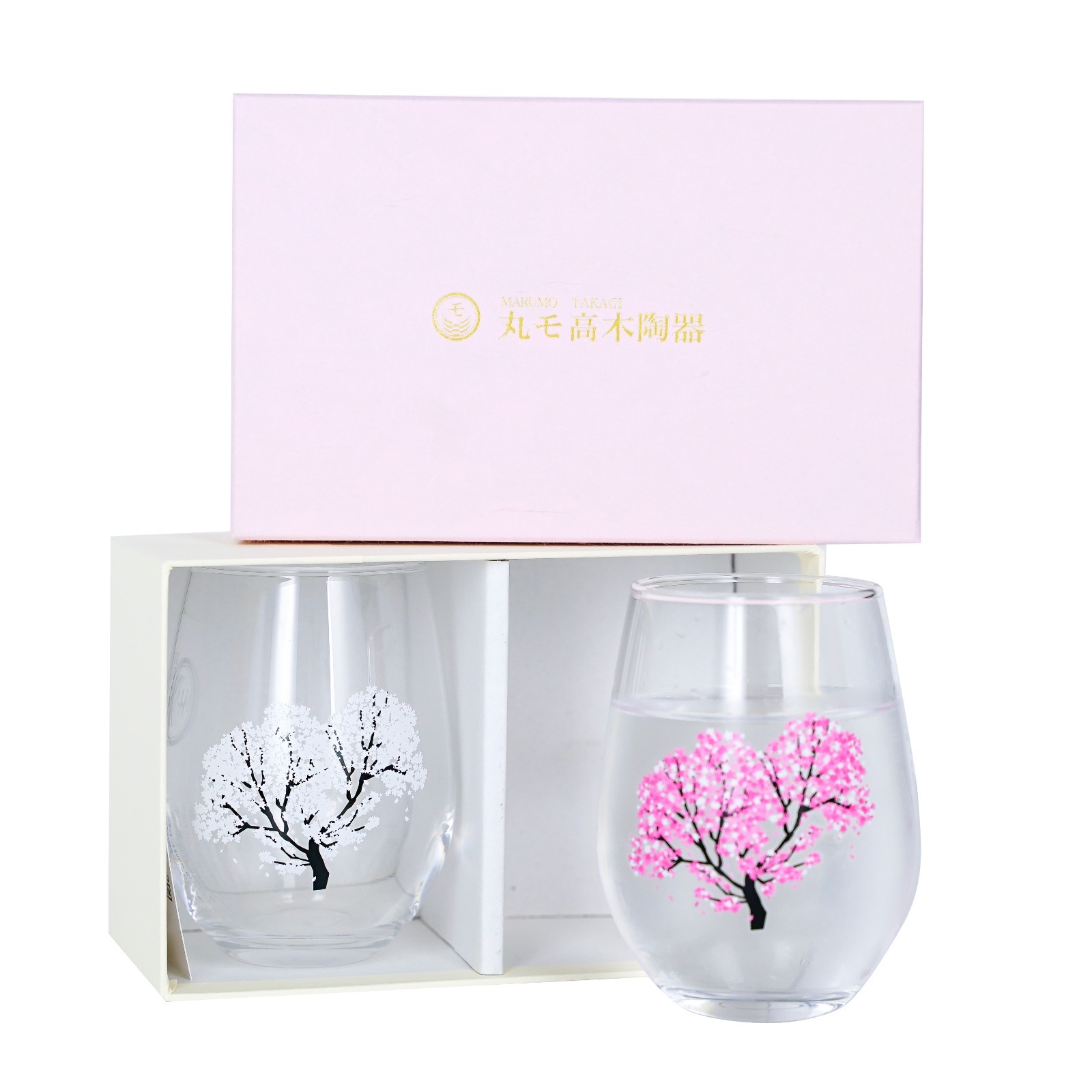 丸モ高木陶器 丨冷感櫻花 (Set of 2)