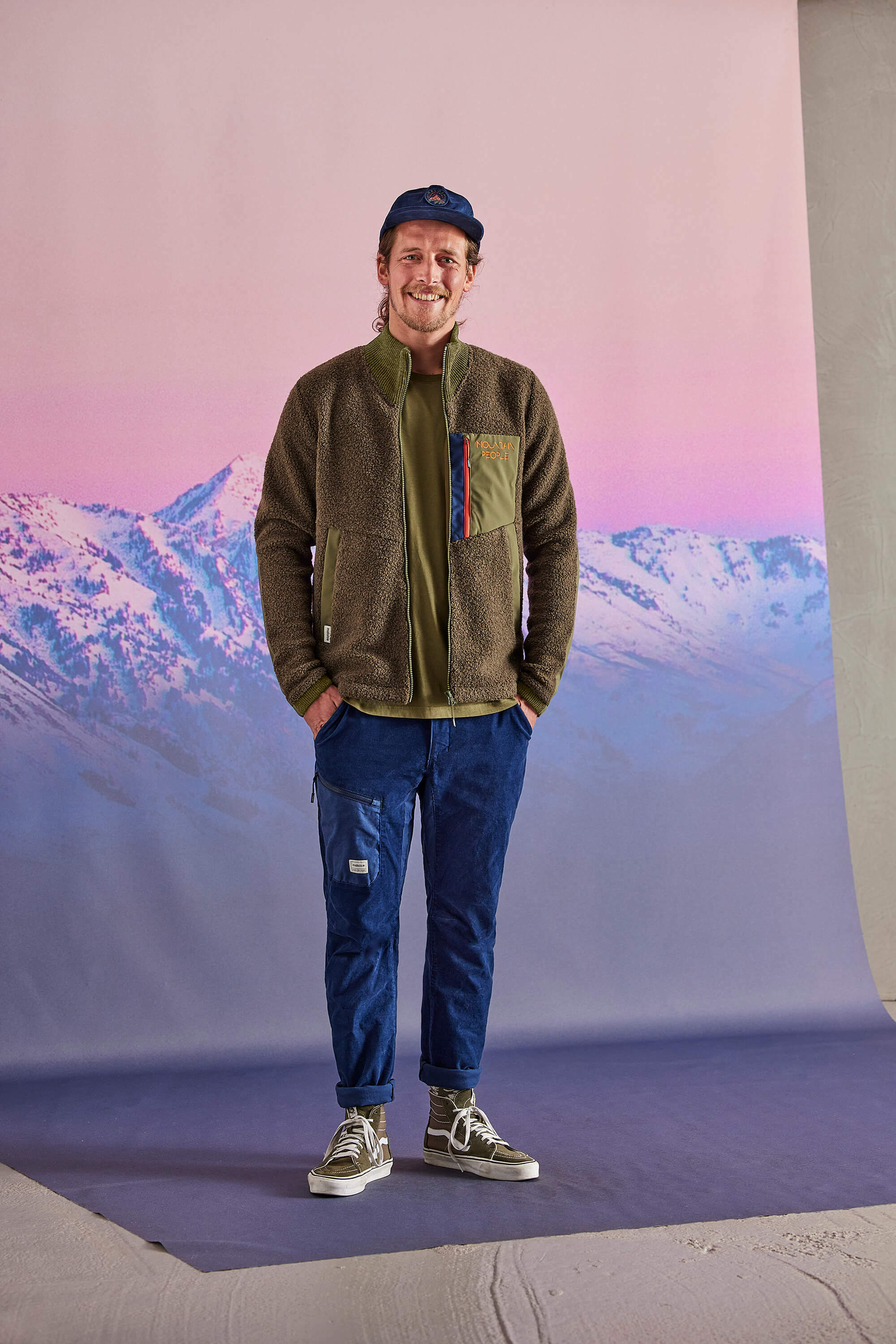 【MALOJA】男有機棉燈芯絨長褲 / 22MA34253-[藍]