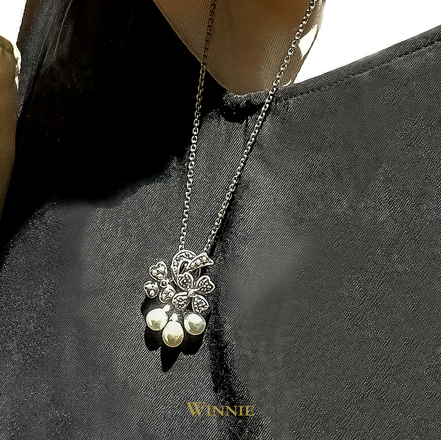 幸運草珍珠項鍊