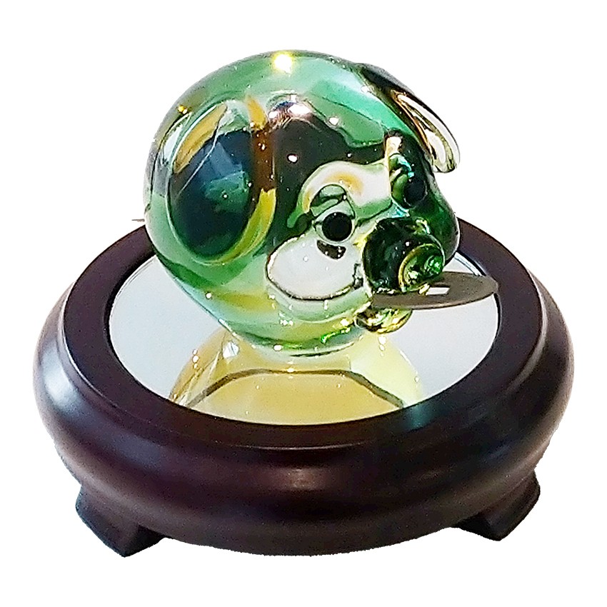 咬錢豬(含木座)