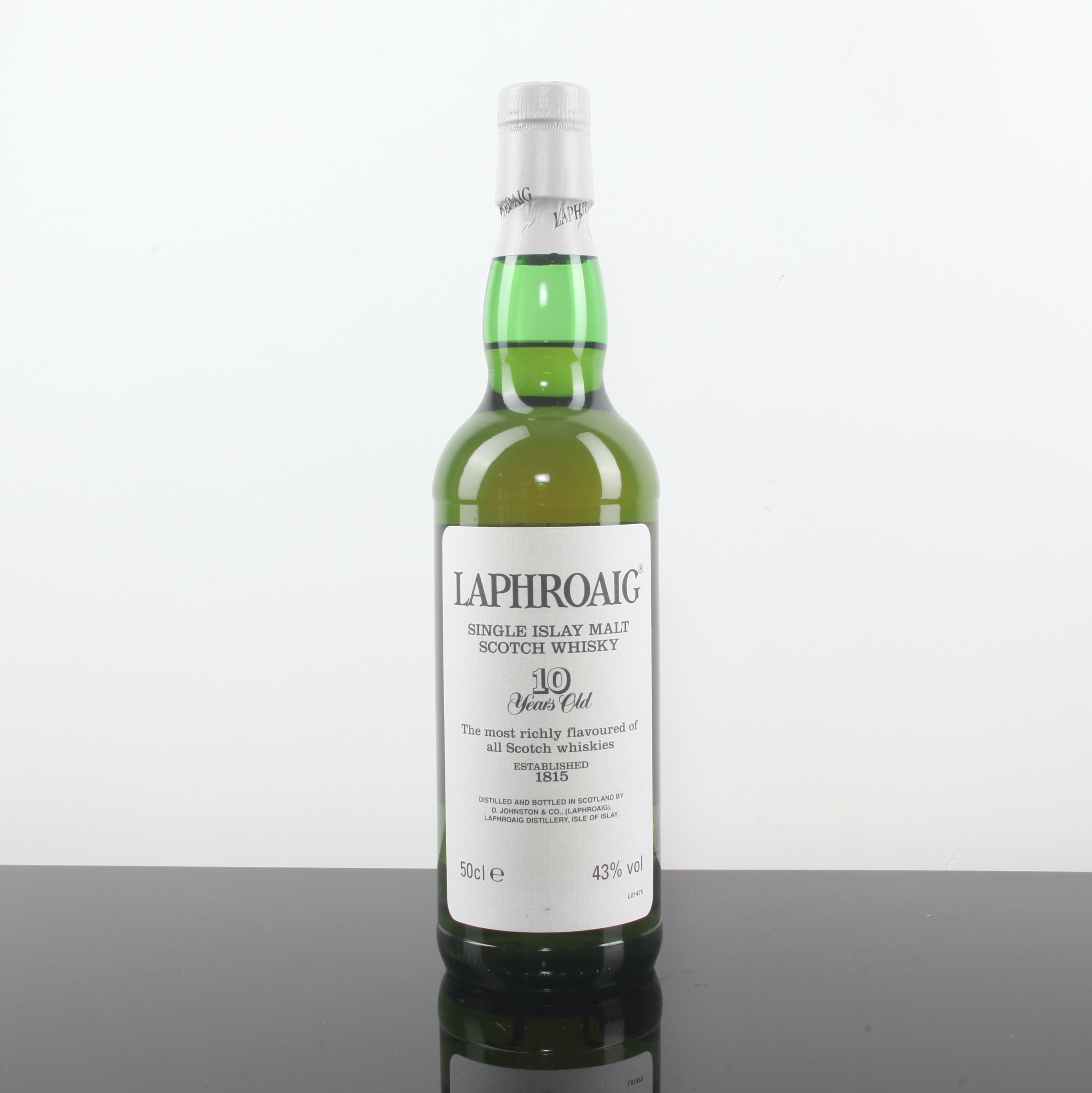 Laphroaig 10YO Pre-Royal Warrant 43% 500ml (No Box)