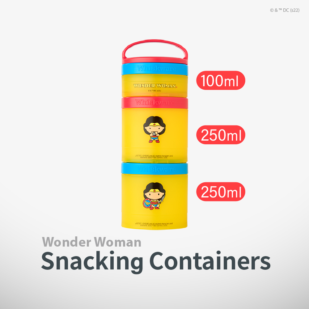 Whiskware®|Snacking Containers|趣味三層零食收納盒|神力女超人