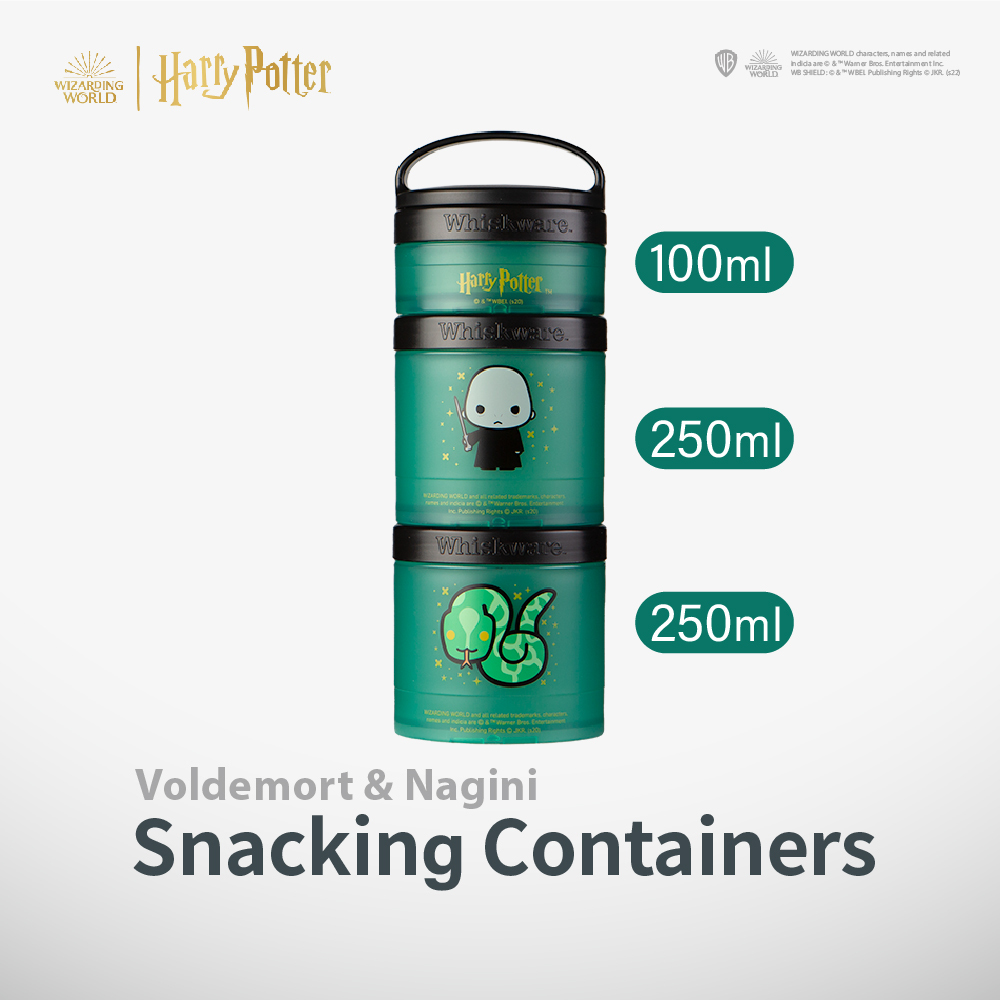 Whiskware®|Snacking Containers|趣味三層零食收納盒|佛地魔王