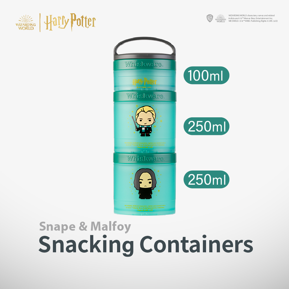 Whiskware®|Snacking Containers|趣味三層零食收納盒| 馬份+石內卜