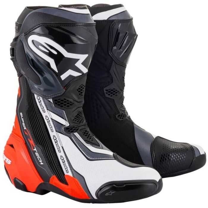 ALPINESTARS Supertech R 黑灰白紅 高筒 頂級 競技 車靴 A星