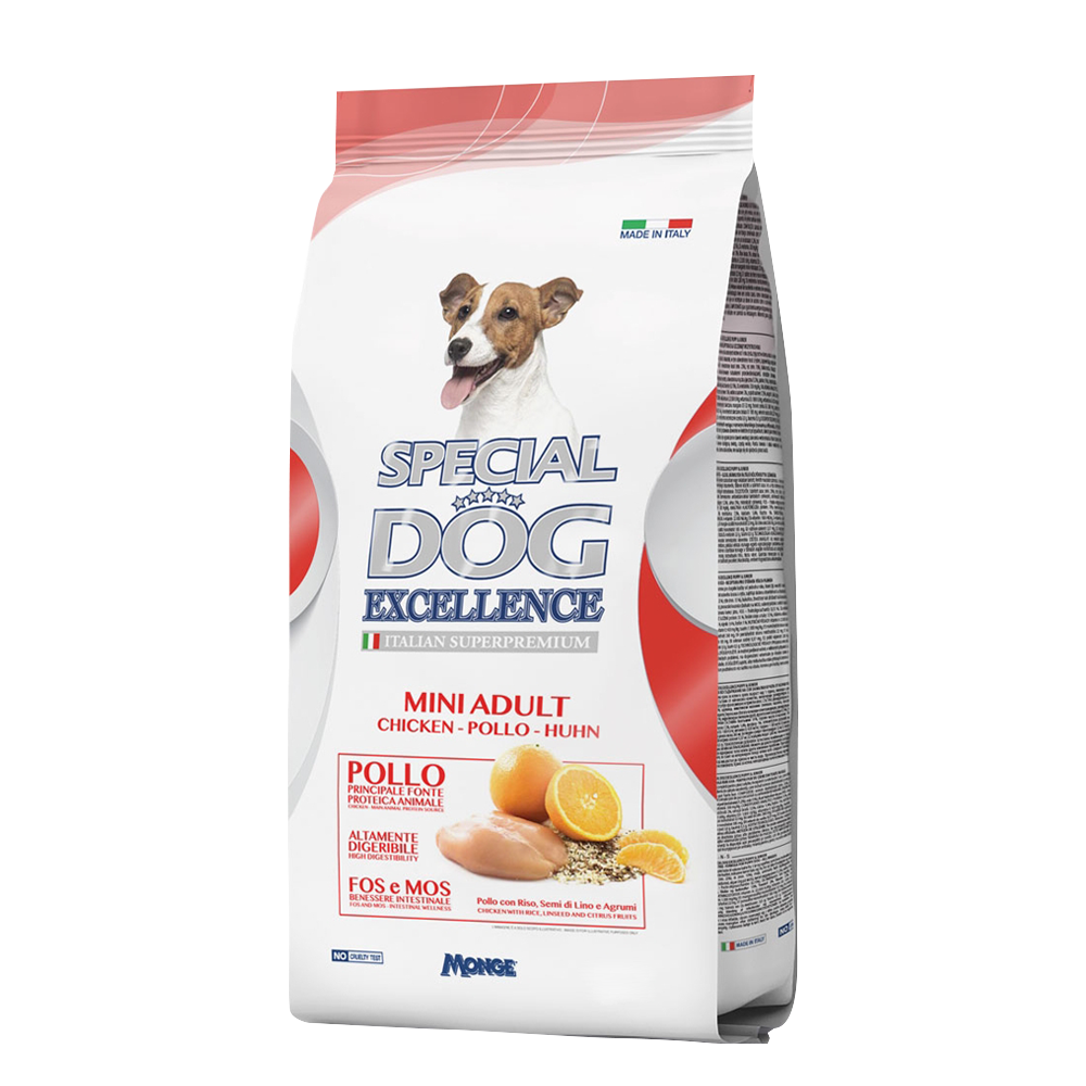 【Excellence卓越】SE呵護配方 小型成犬(雞肉+甜橙) 800g/3kg | 狗飼料