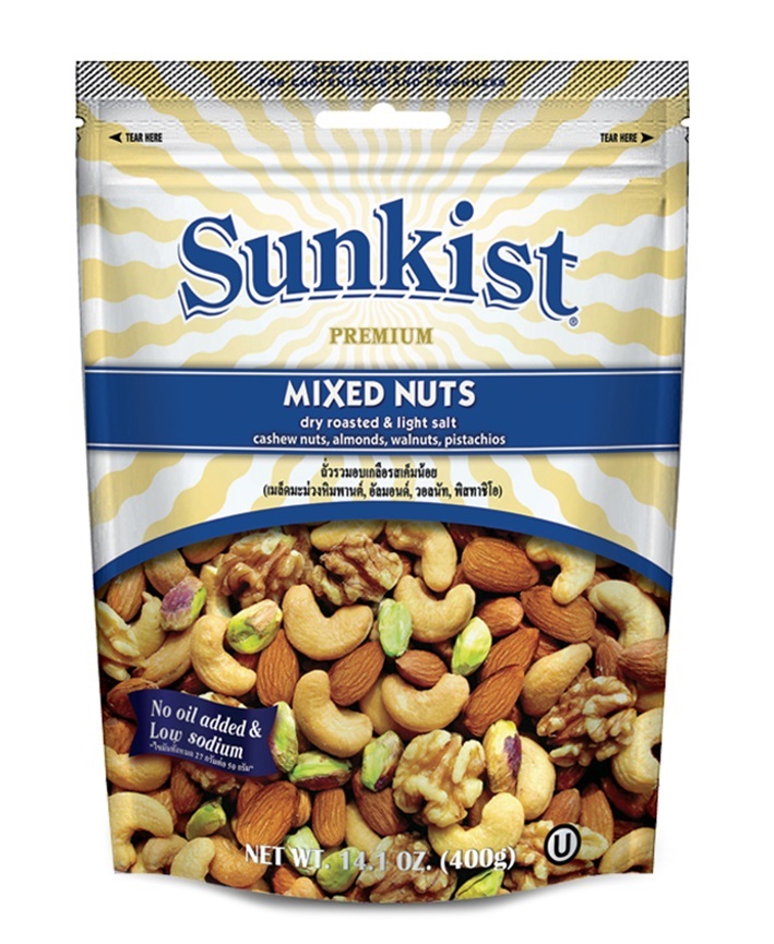 Sunkist 新奇士 - 少鹽焗雜果仁 Premium Dry Roasted & Light Salted Mixed Nuts