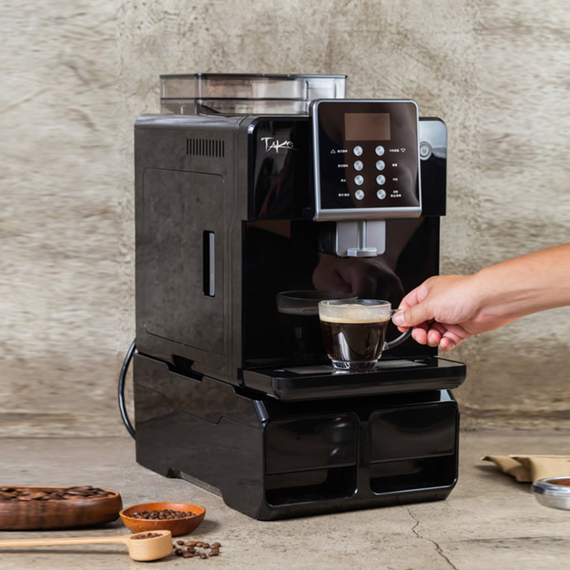尊爵方案 - TAKO桌上型商用機 【免月租- 咖啡機租賃方案 / 下滑了解方案】