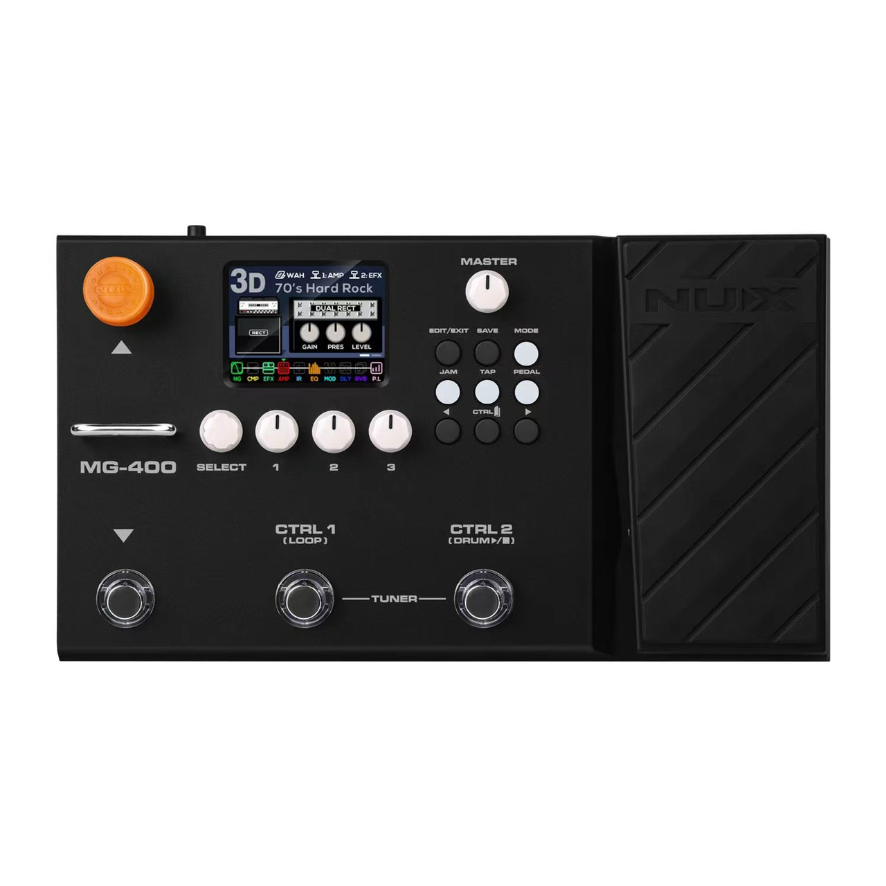 NUX NUX MG400 吉他 貝斯 綜合效果器 — 三峽吉他 / Bass｜YA! 玩音樂