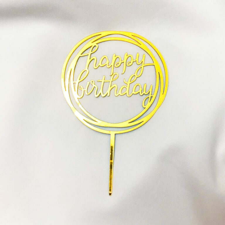 CIRCLE BIRTHDAY TOPPER