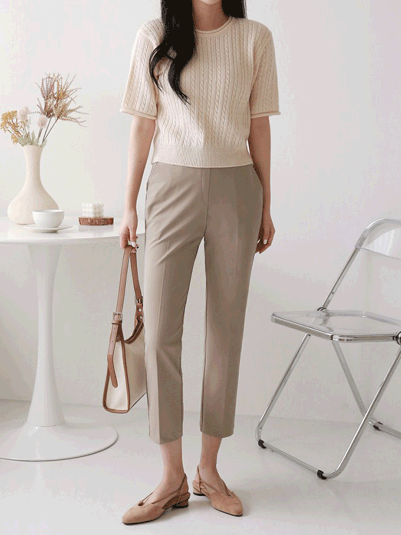 [現貨] Quick Dry修身螞蟻腰彈性褲 [ S / 黑色 ]