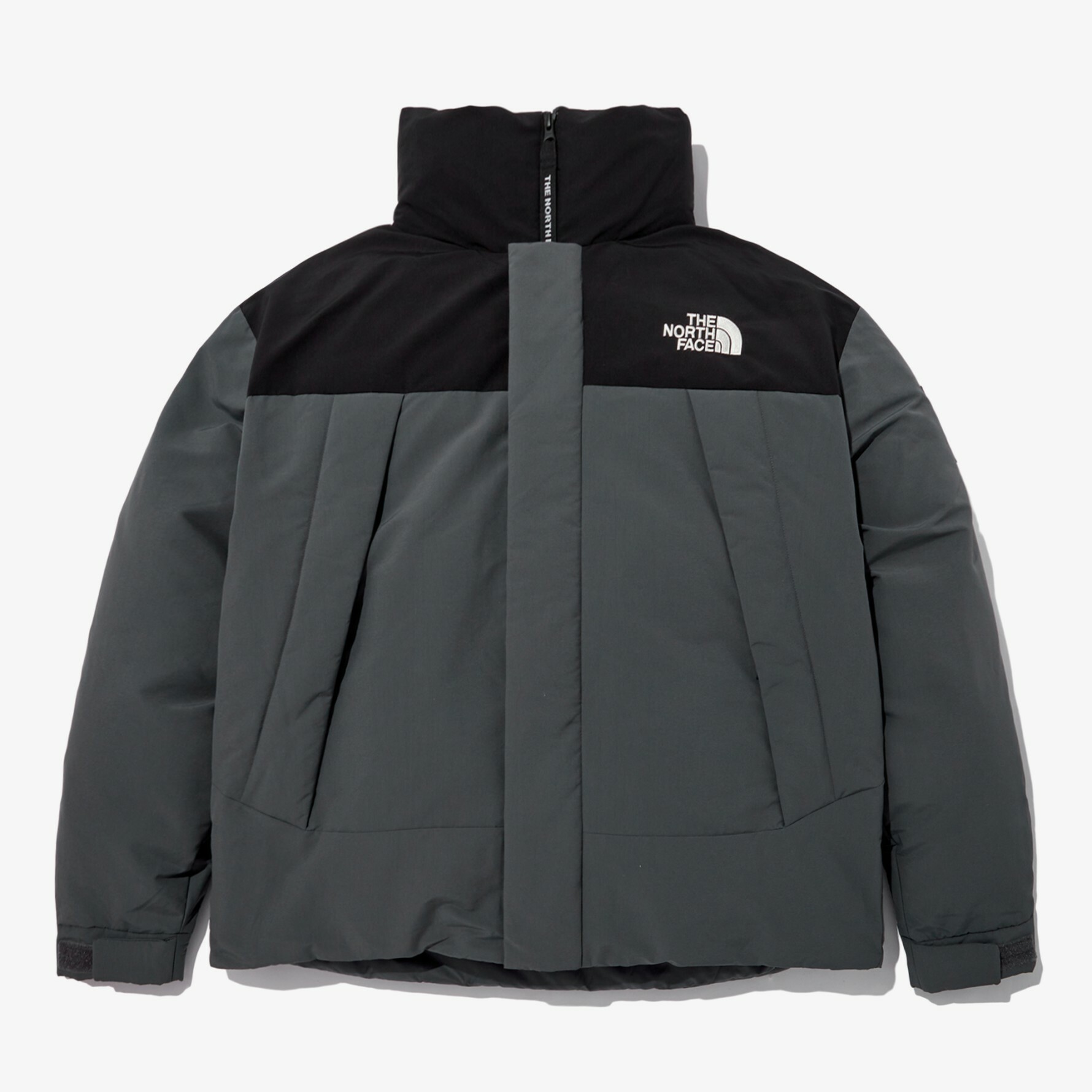 THE NORTH FACE 白標 NEILTON ON BALL 高領 外套 灰黑 NJ3NN51K