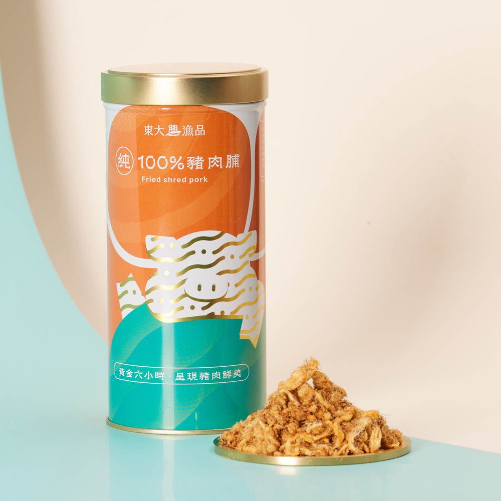 100%純豬肉脯220g/罐