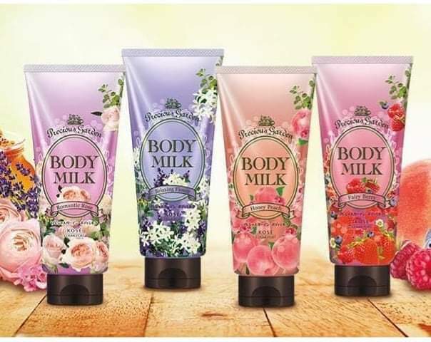 日本KOSE高絲Precious Garden Body Milk濃密保濕身體乳液