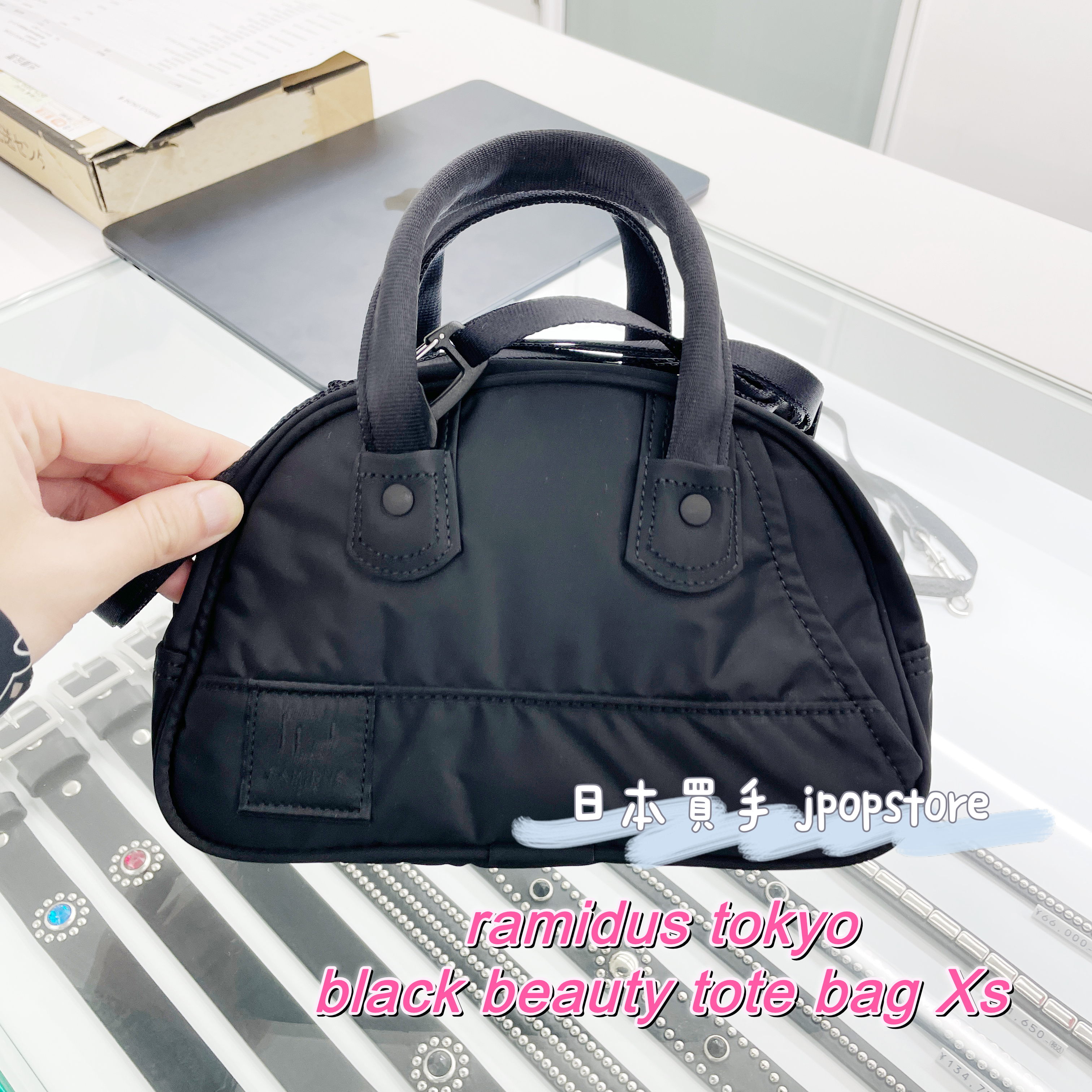 TOKYO RAMIDUS  /BLACK BEAUTY 2Way Boston Bag XS 2025