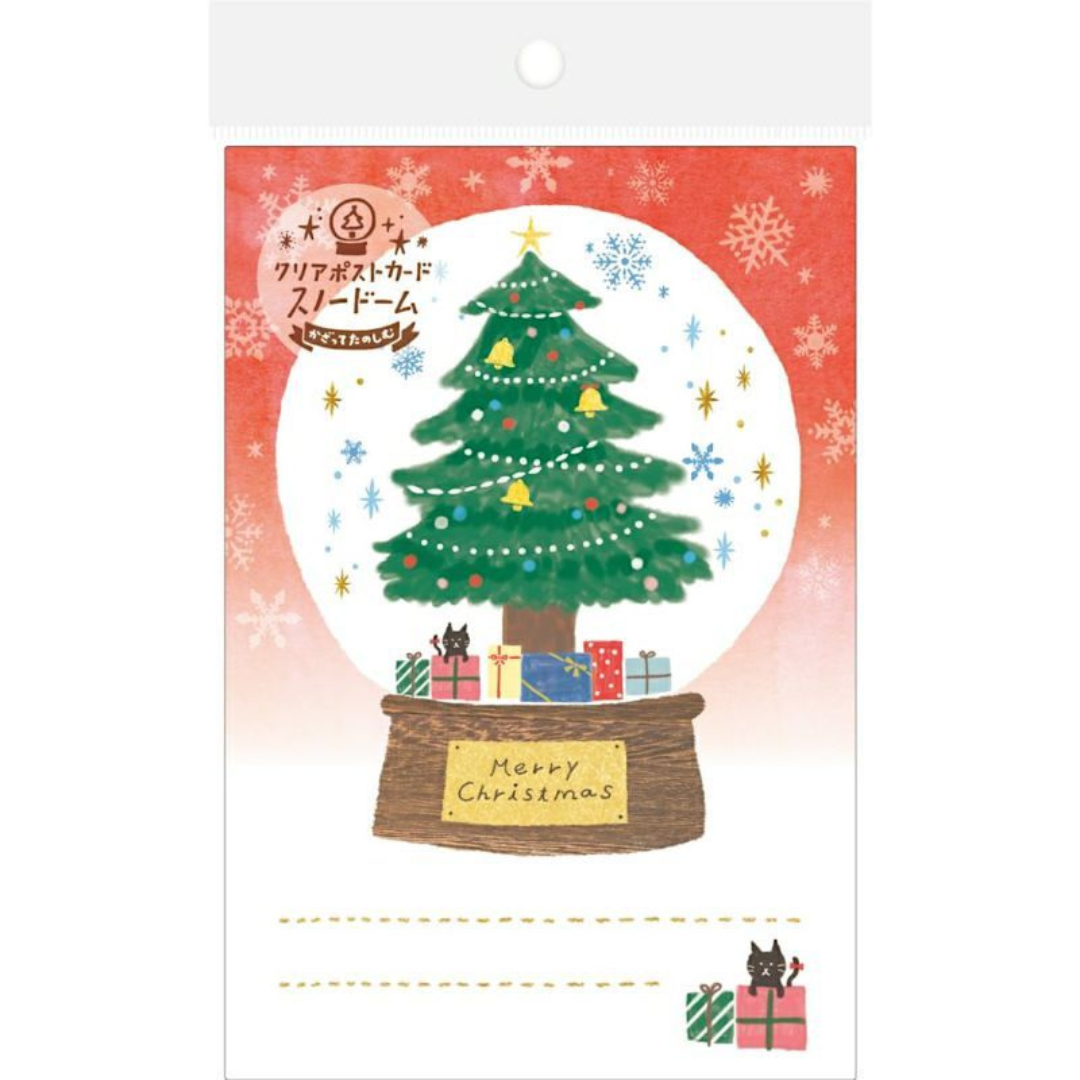 Furukawashiko Clear Postcard－Christmas and New Year Series (Japanese Stationery Brand)