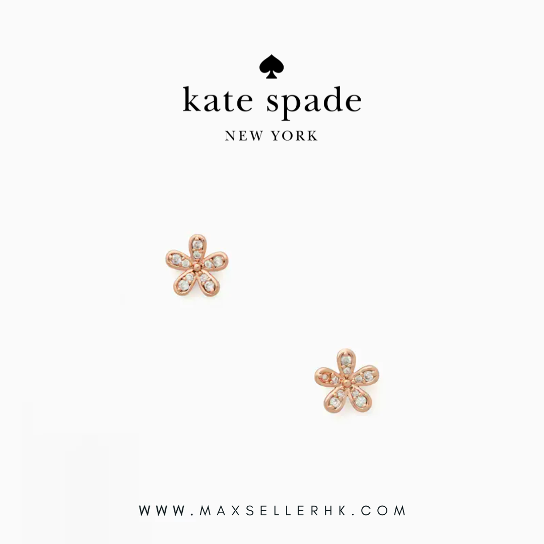 現貨｜玫瑰金｜KATE SPADE Flowers Floral Studs Earrings