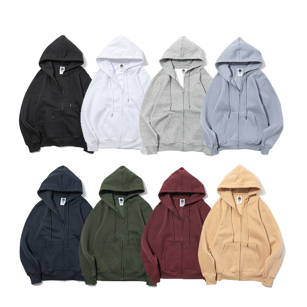 街頭百搭 素面 加絨 連帽外套