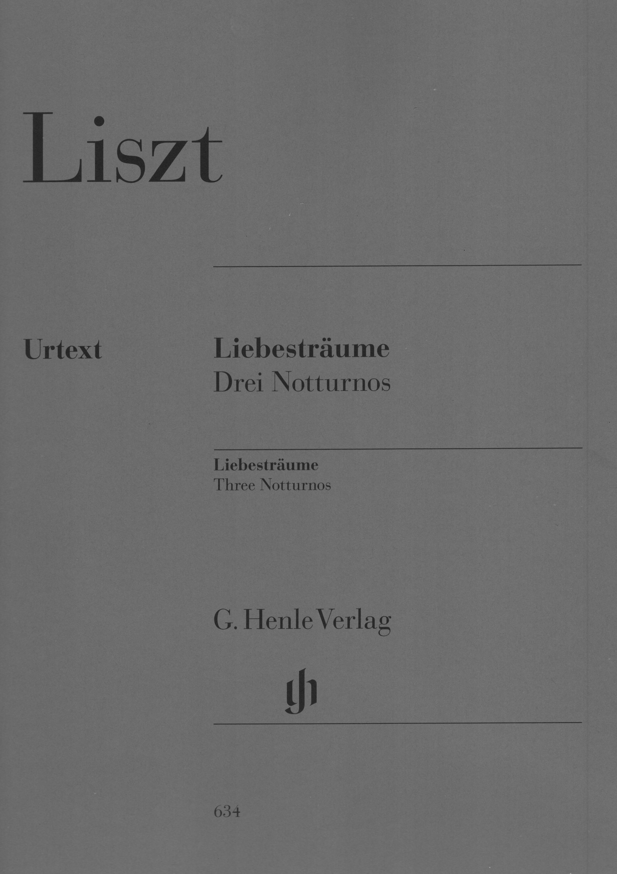 《Liszt: Liebestraume, 3 Notturnos》