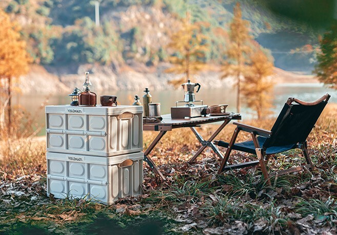 《1142》露營折疊置物箱