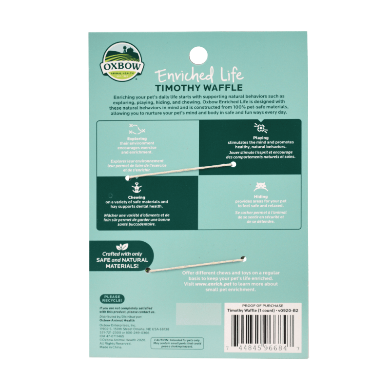 Oxbow Enriched Life 提摩西窩夫