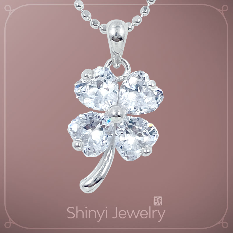 璀璨幸福四葉草墜鍊