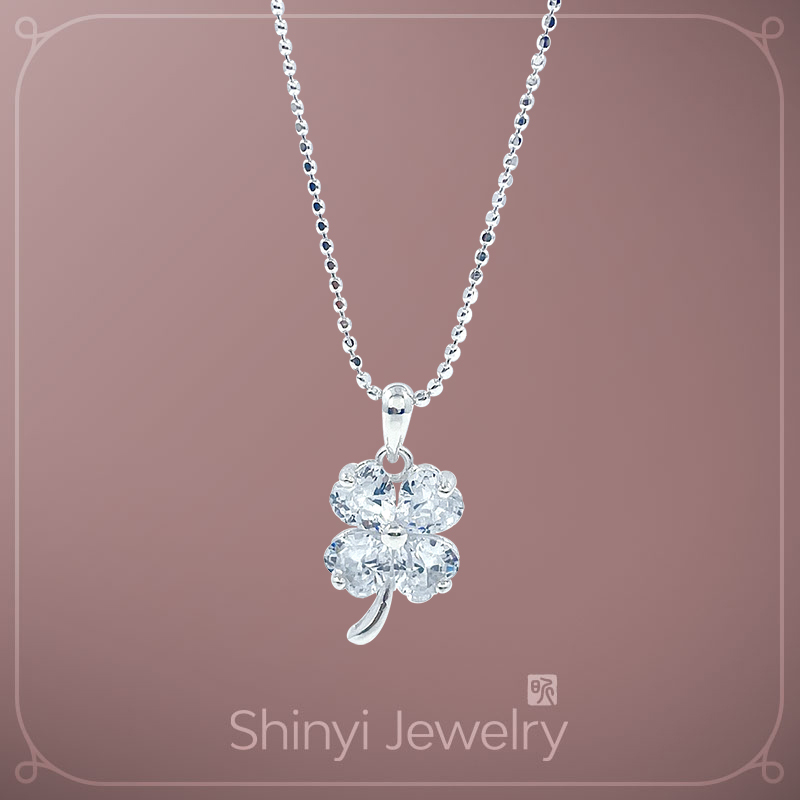 璀璨幸福四葉草墜鍊