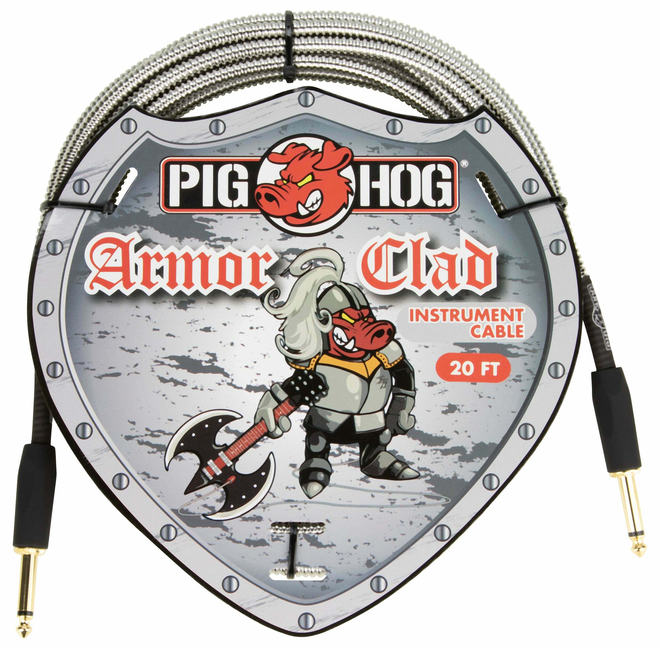 PIG HOG PHAC-20 10FT 金起外皮導線 雙直頭