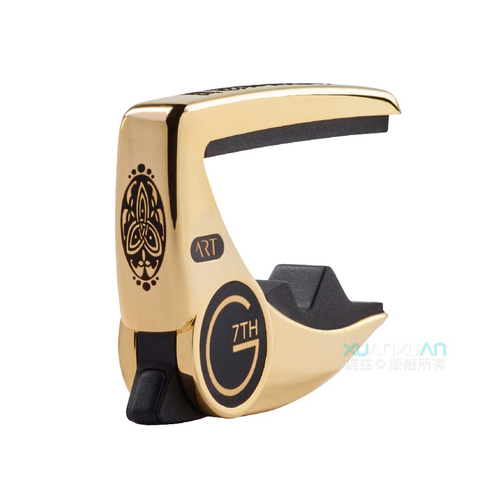 G7th G7th P3系列capo 6弦雕花款 18K金色 第 2 張圖片｜三峽吉他 / Bass