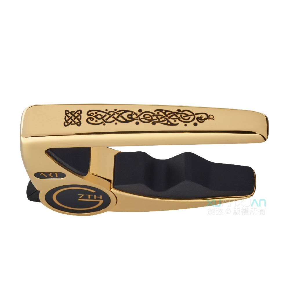 G7th G7th P3系列capo 6弦雕花款 18K金色 — 三峽吉他 / Bass｜YA! 玩音樂