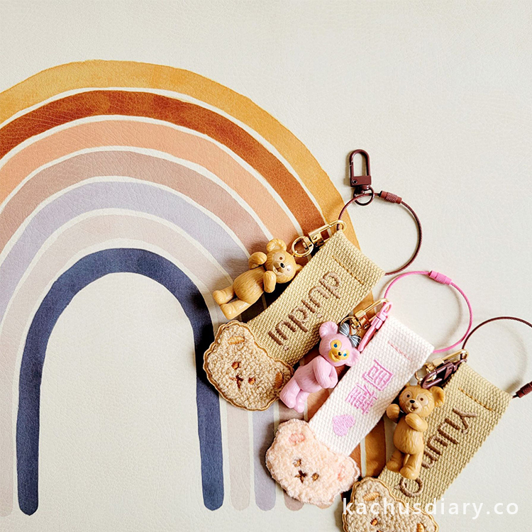 little bear 客製姓名鑰匙扣