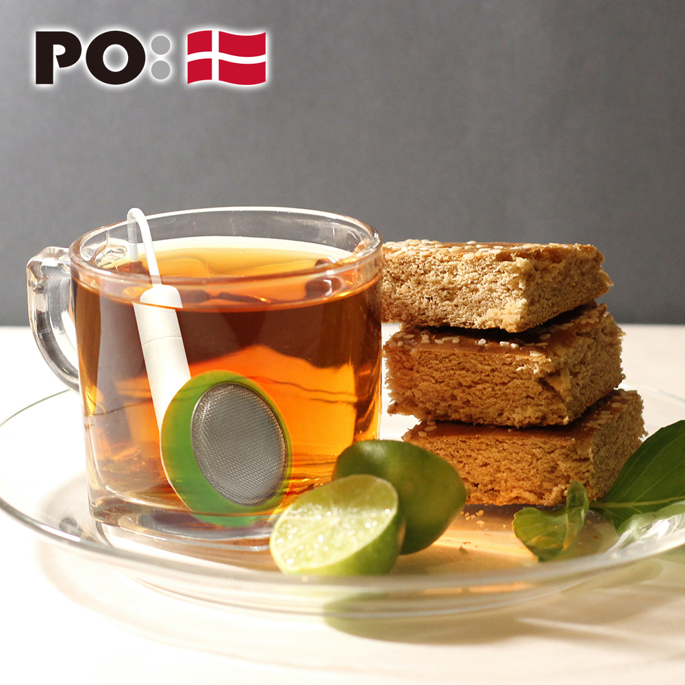 PO: 丹麥耳機造型泡茶器(綠)