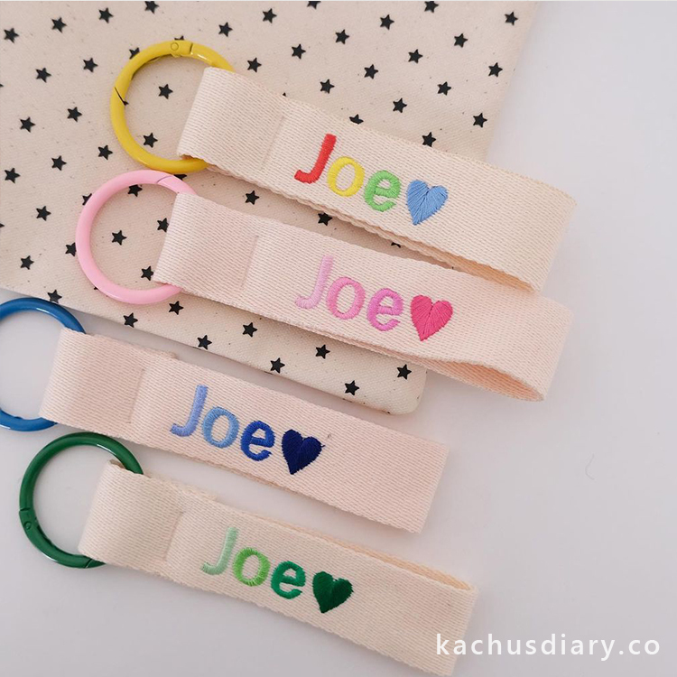 Korea漸變客製鑰匙扣環