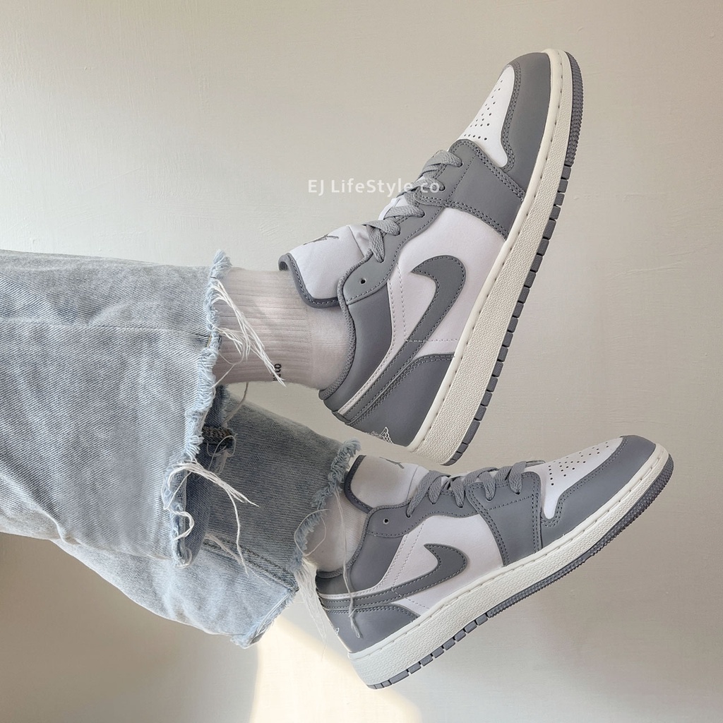 NIKE AIR JORDAN 1 AJ1 灰白 白 奶油底 大童鞋 553560-053 / 預購