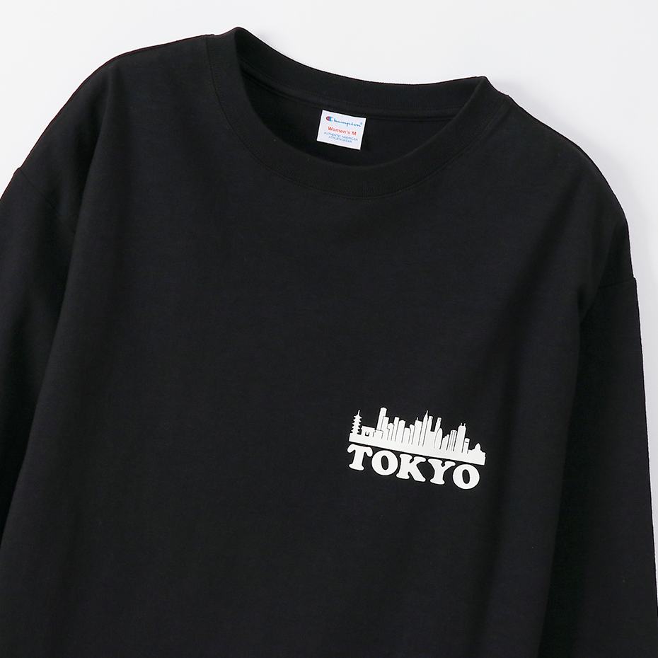 女款- Tokyo Logo連身洋裝-黑色（CW-U402-090）