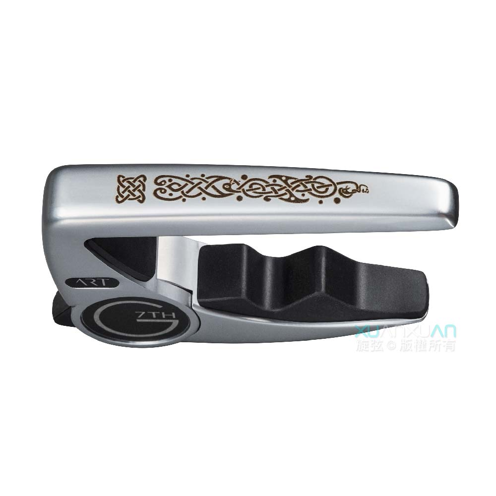 G7th G7th P3系列capo 6弦雕花款 銀色 — 三峽吉他 / Bass｜YA! 玩音樂