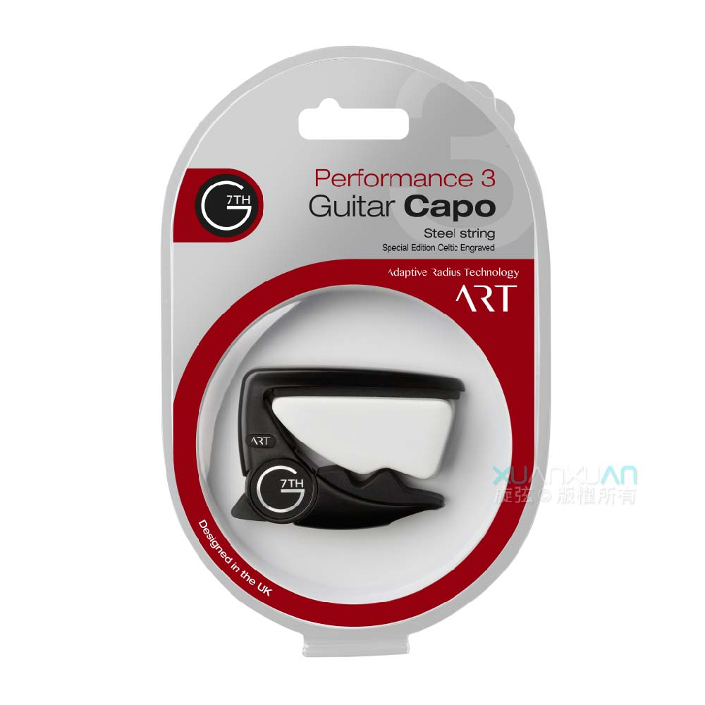 G7th P3系列capo 6弦雕花款 黑色 圖 3