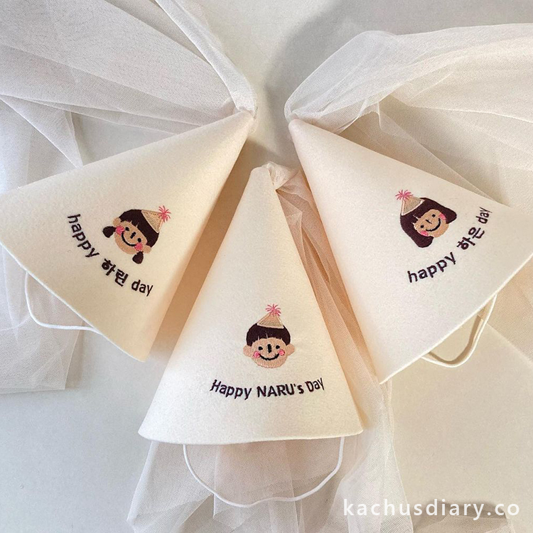 Korea 寶寶客製birthday hat