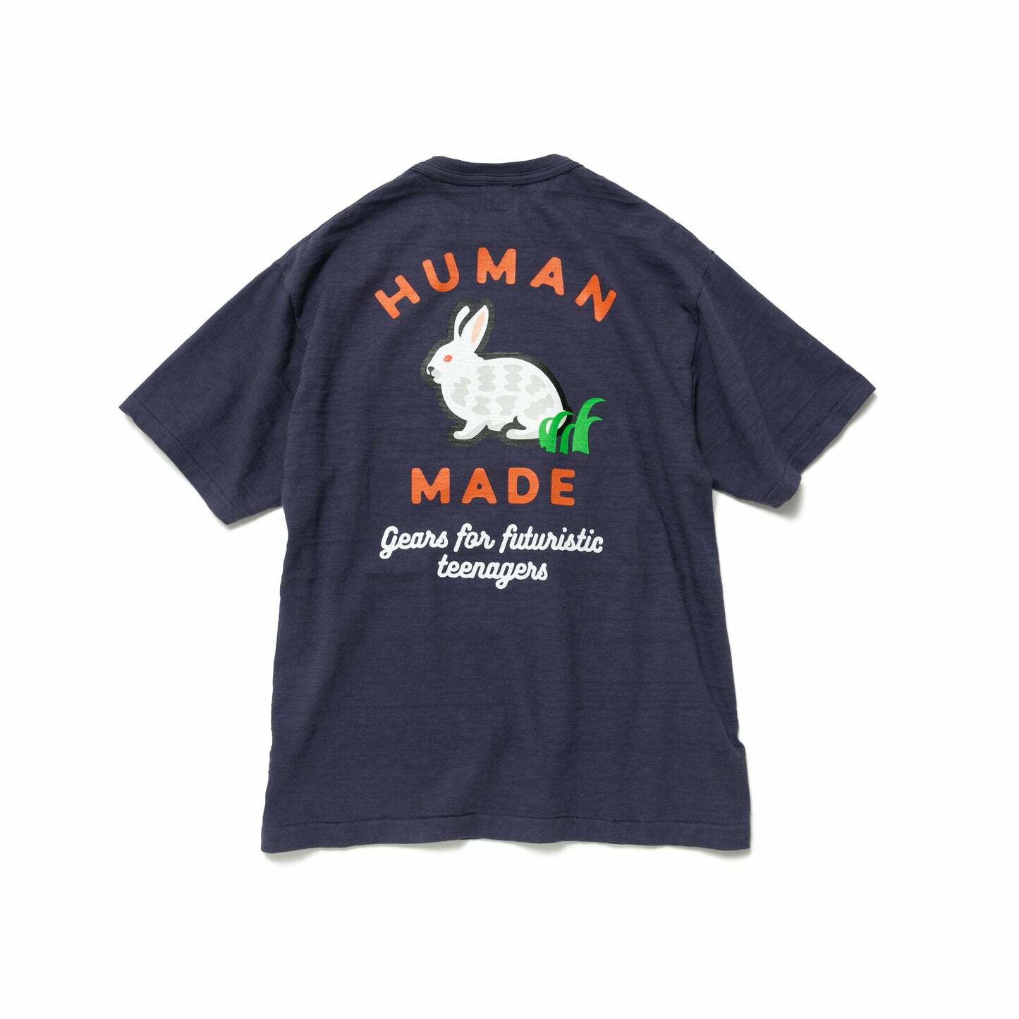 2022AW HUMAN MADE POCKET T-SHIRT #2 左胸刺繡愛心 口袋 背後 兔子 短T 現貨