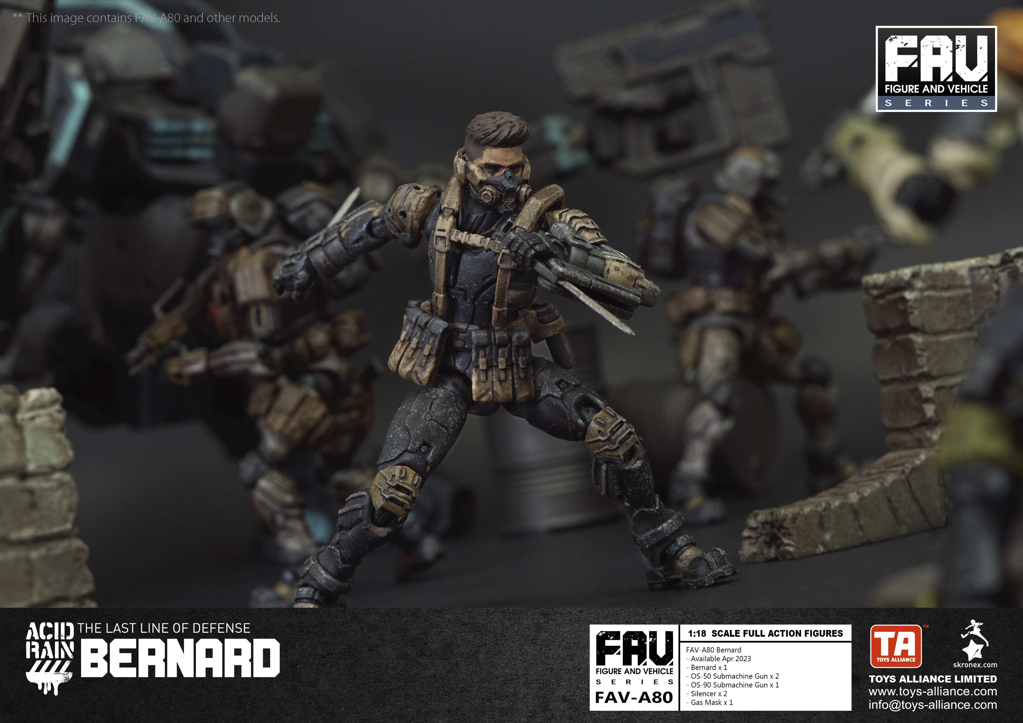 Toys Alliance : 酸雨戰爭 1/18 FAV-A80 伯納德