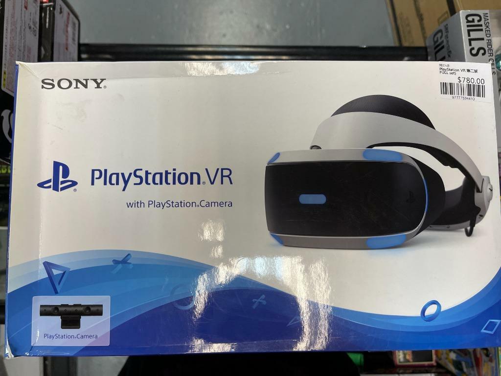 寄賣-PlayStation VR 第二版FULL set)